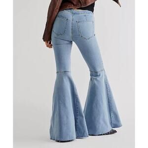 Free People We The Free Just Float On Flare Jeans Women’s 29 Bell Festival Hippy